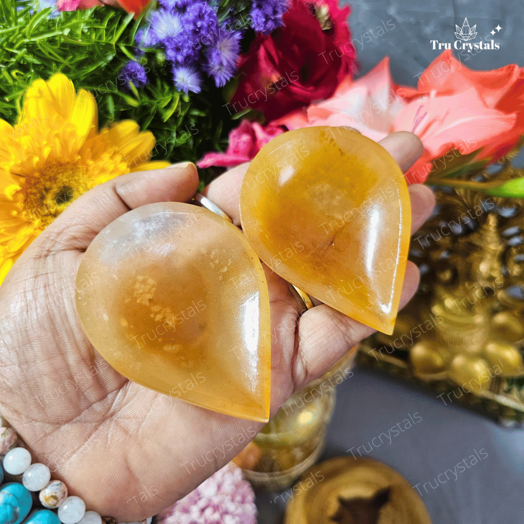 Yellow Aventurine Diya - – Ignite Positivity, Confidence, and Prosperity
