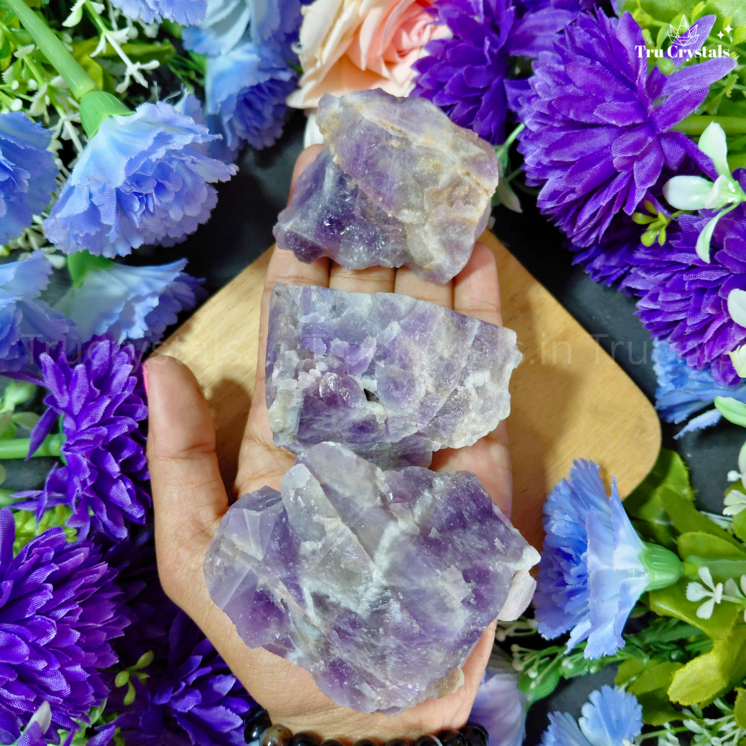 Amethyst Rough Stone – Natural Raw Crystal for Calm, Protection & Spiritual Clarity