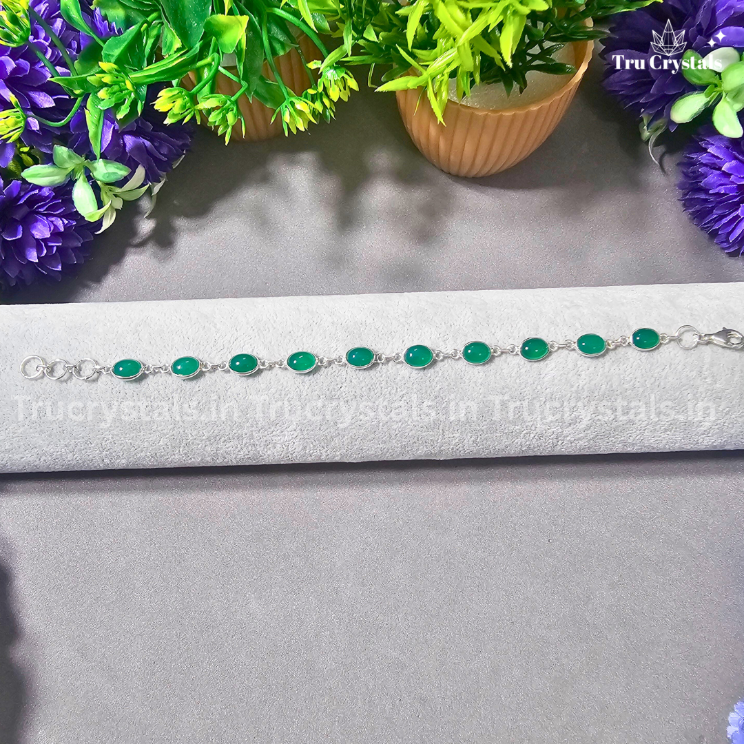 Green Aventurine Silver Bracelet – The Stone of Prosperity and New Beginnings