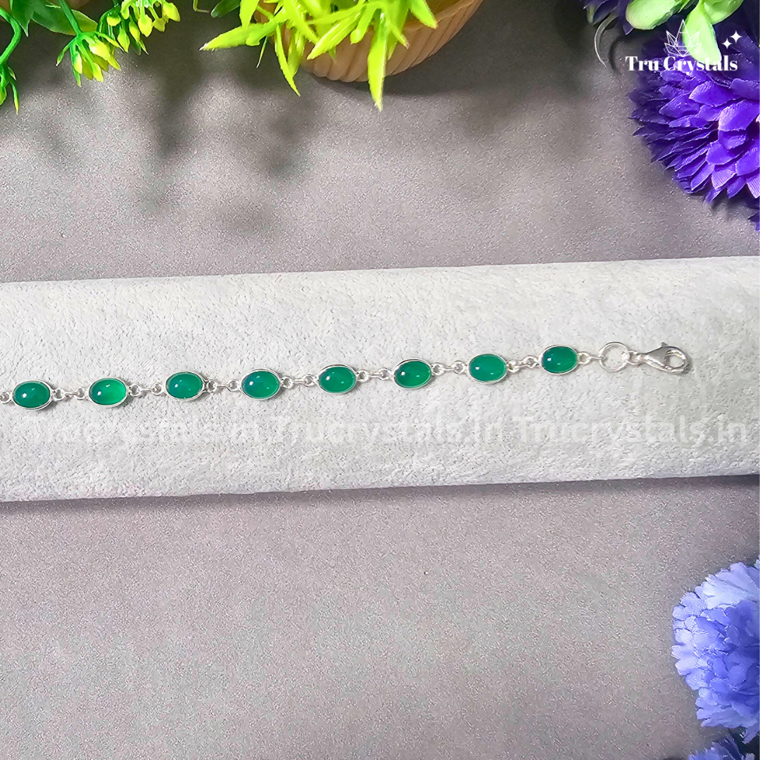 Green Aventurine Silver Bracelet – The Stone of Prosperity and New Beginnings