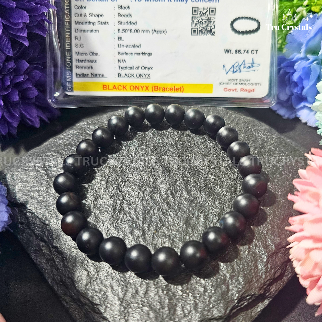 Black Onyx Bracelet – Grounding, Strength & Inner Power