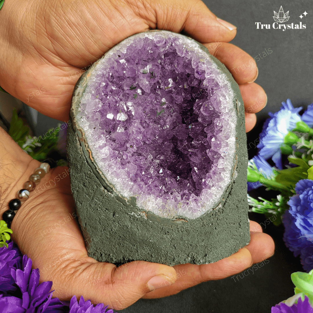 Brazilian Amethyst Geode (AAA) - Aadya