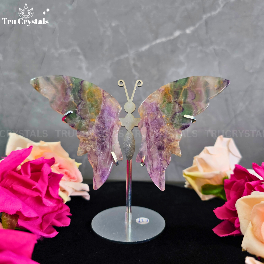 Wings of Soul – Multi-Fluorite Crystal Wings