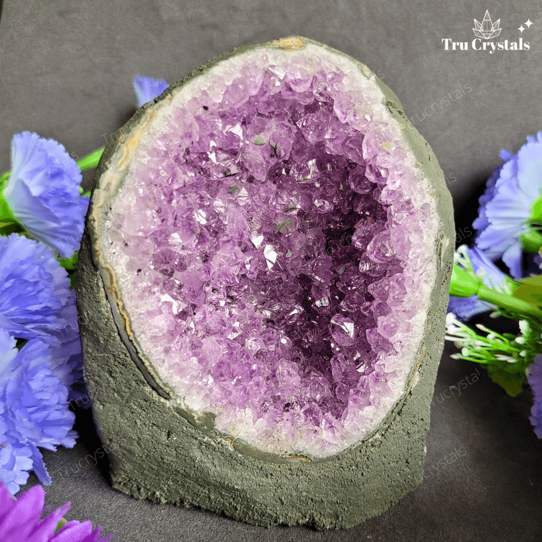 Brazilian Amethyst Geode (AAA) - Aadya