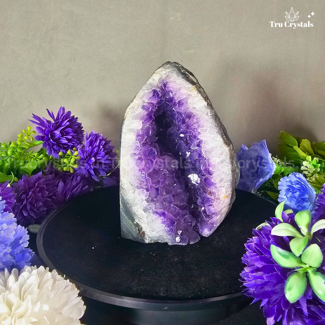 Amethyst Geode - Agasthi (AAA- Brazil)