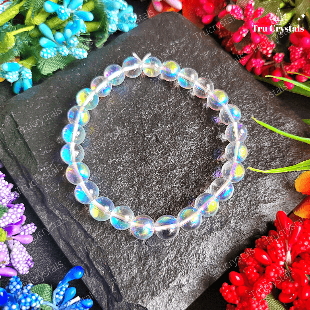 Angel aura quartz bracelet deals