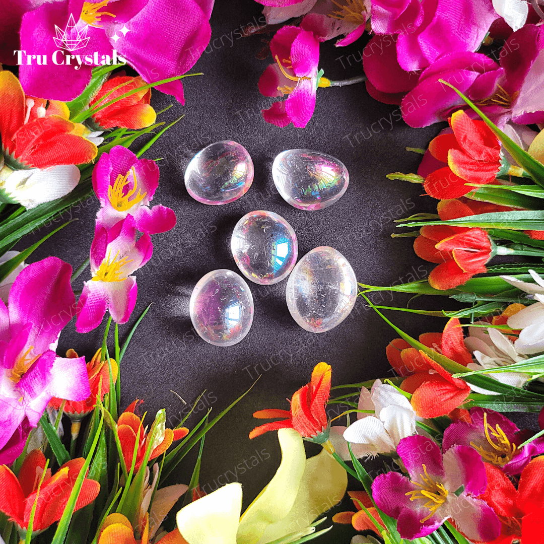 Angel Aura Qurtz Tumbles- Pack Of 4