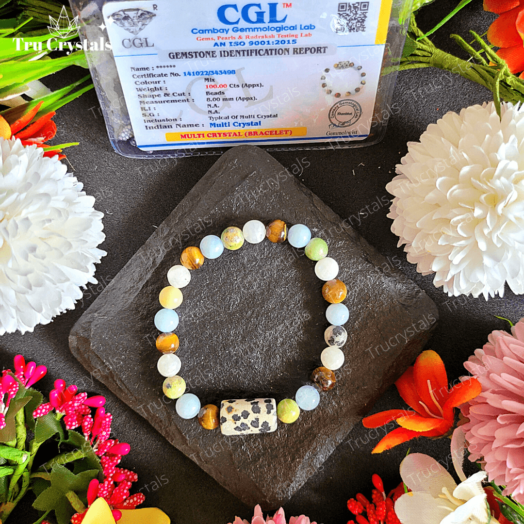 Gemini Zodiac/ Birth Stone Bracelet