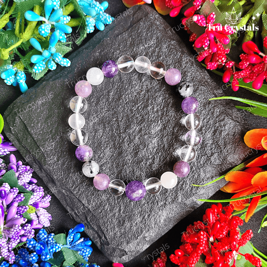 Crown Chakra Bracelet Trucrystals.in