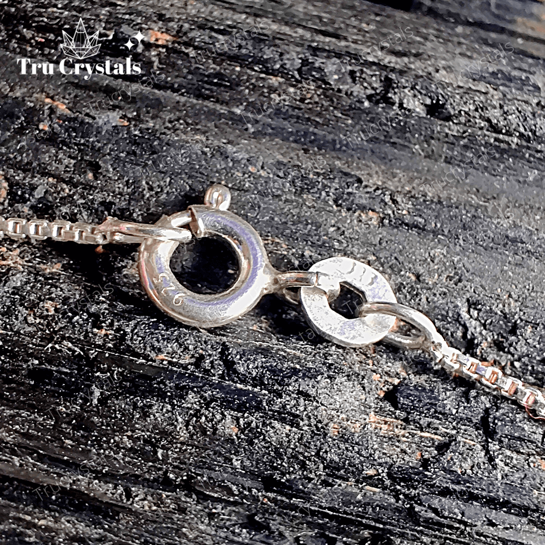 Sterling Silver Amethyst Pendant- Square