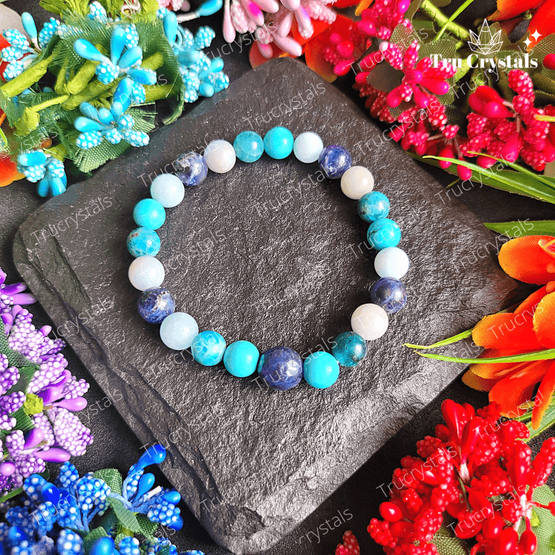 Throat Chakra Bracelet Trucrystals.in
