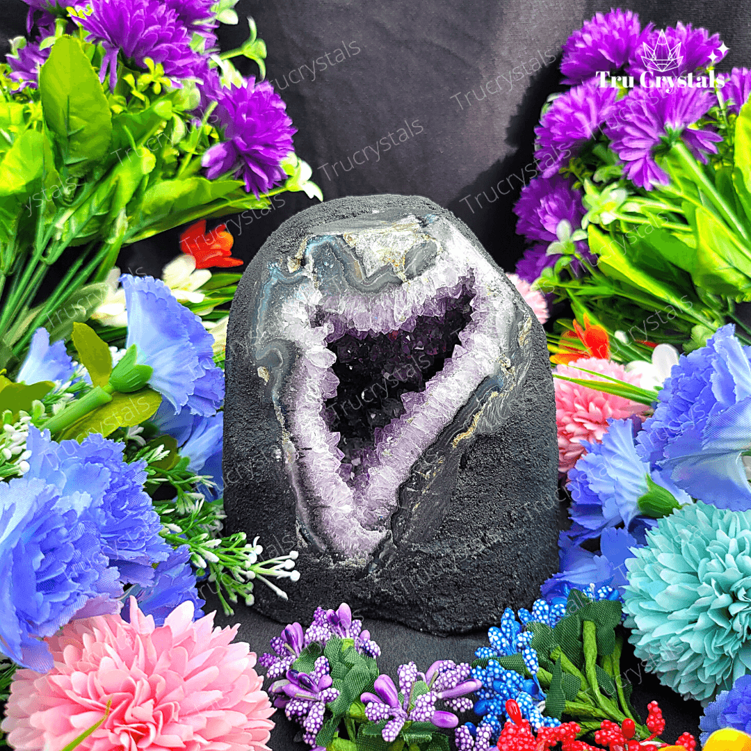 Brazilian Amethyst Geode (AAA)- Asmi