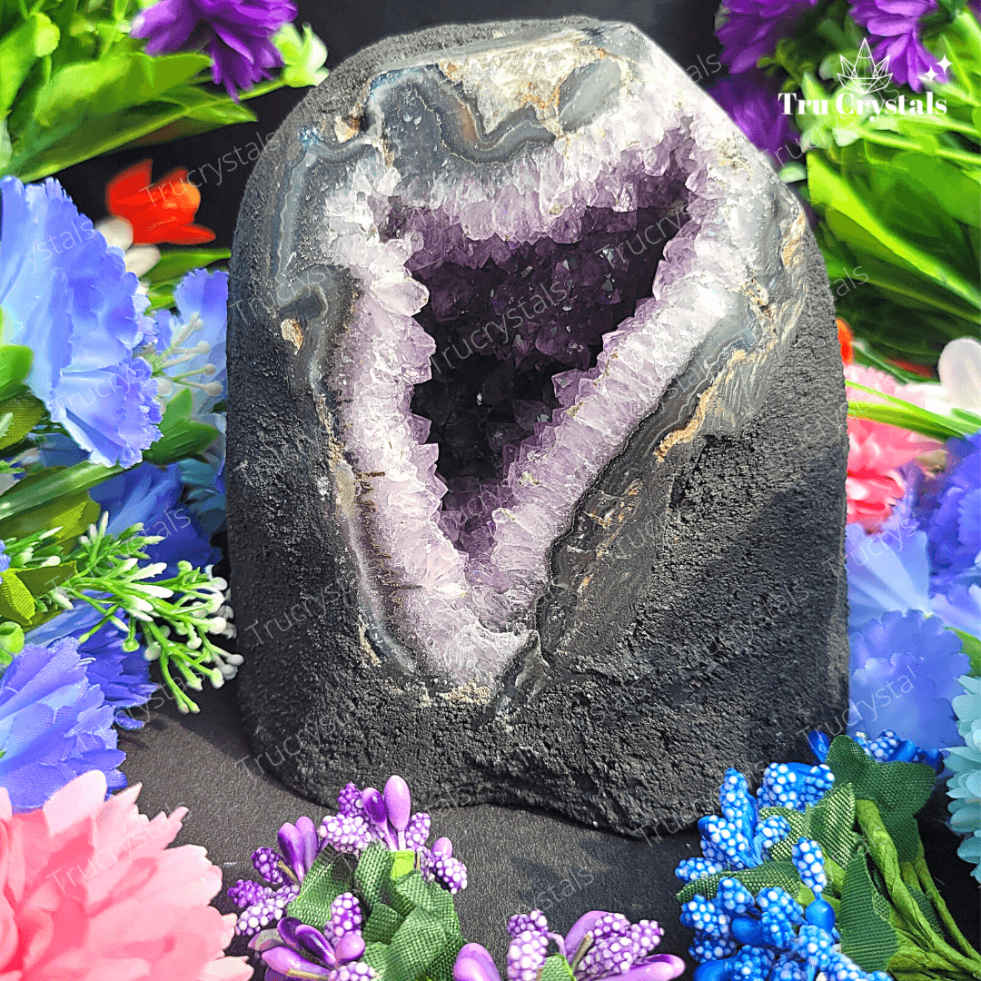 Brazilian Amethyst Geode (AAA)- Asmi