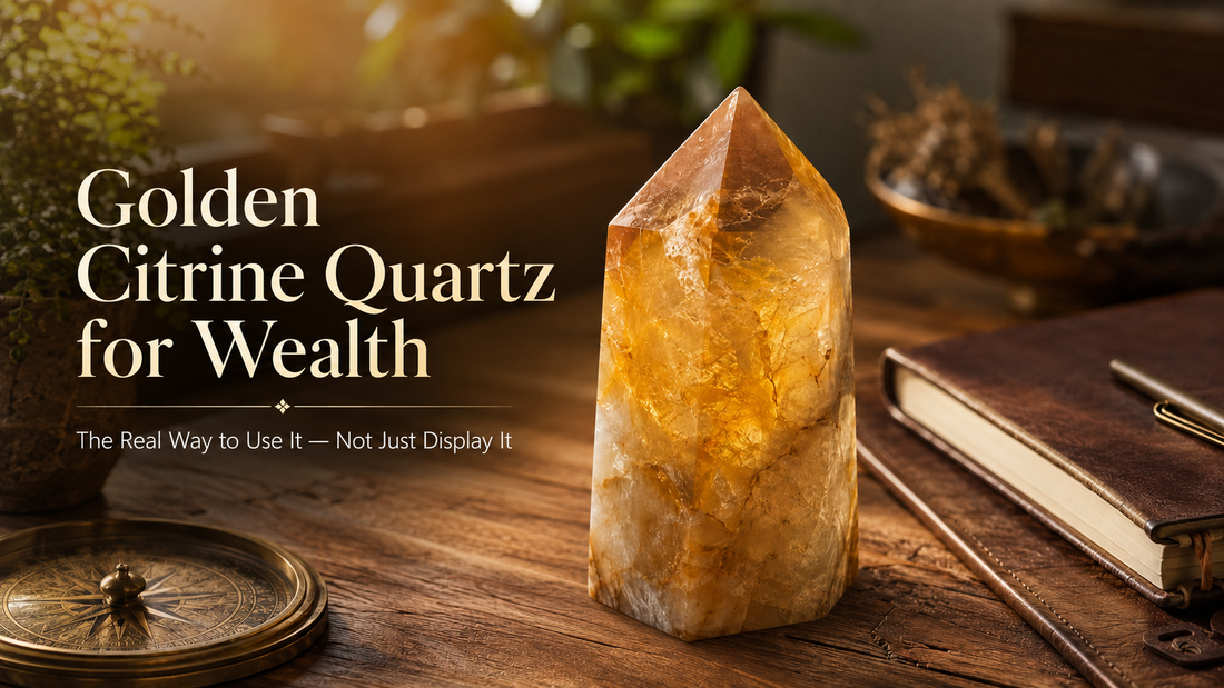 Golden Citrine Quartz for Wealth: The Real Way to Use It