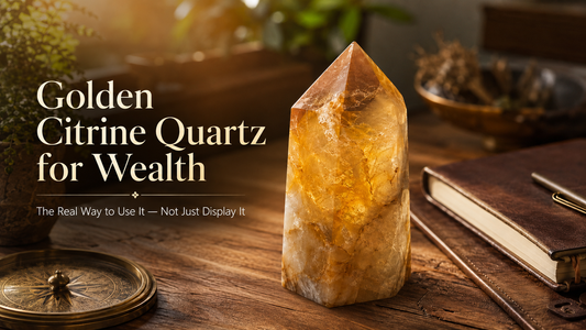 Golden Citrine Quartz for Wealth: The Real Way to Use It