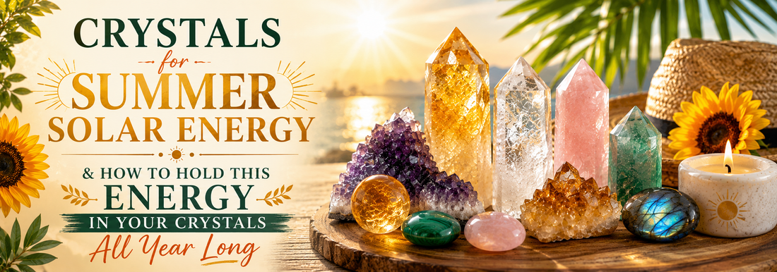 Crystals for Summer Solar Energy & How to Hold This Energy in Your Crystals All Year Long