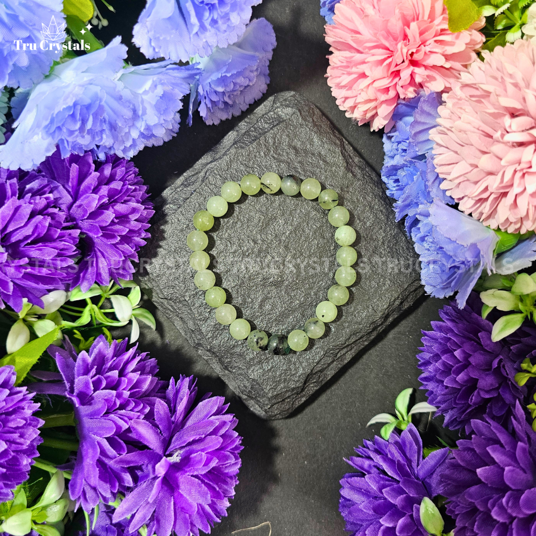 Prehnite Bracelet – For Heart Awakening & Divine Connection
