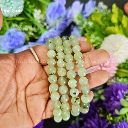Prehnite Bracelet – For Heart Awakening & Divine Connection