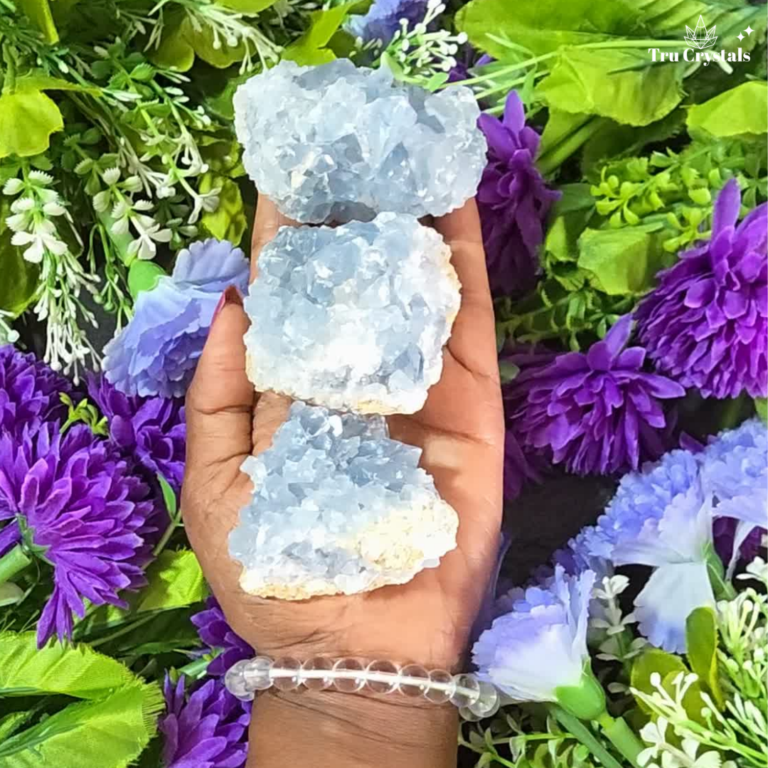 Celestite Cluster — Peace, Intuition & Dreamwork