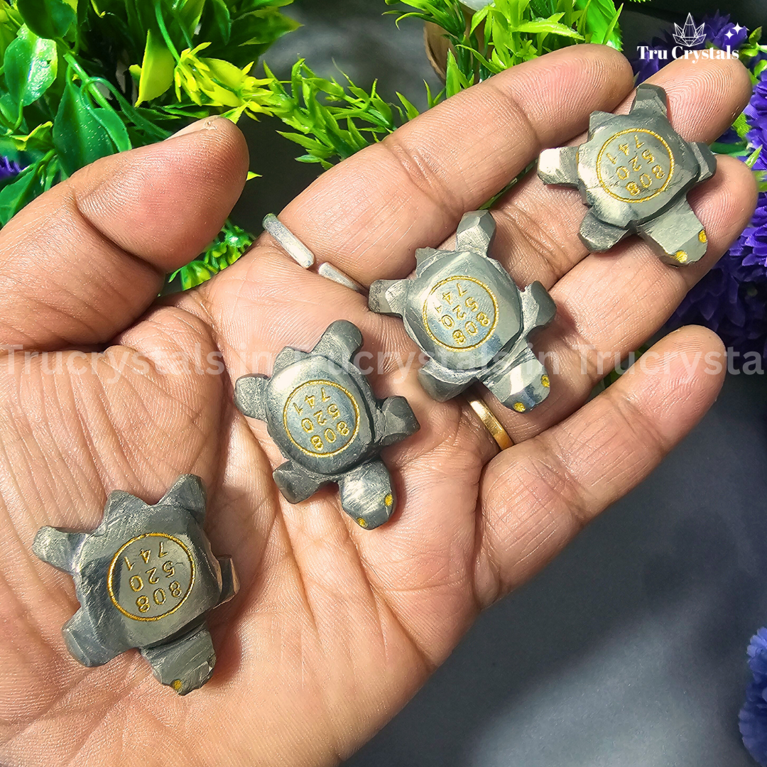 Pyrite Mini Turtles Prosperity and Protection in Your Pocket!