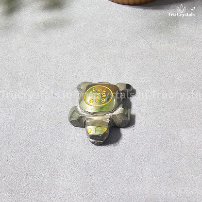 Pyrite Mini Turtles Prosperity and Protection in Your Pocket!
