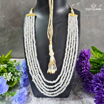 Stone layered necklace deals