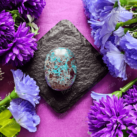Chrysocolla Palm Stone For Peace & Serenity
