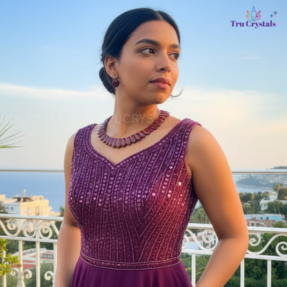 Bohemian Red Jasper Necklace – Ground Your Fire, Wear Your Power