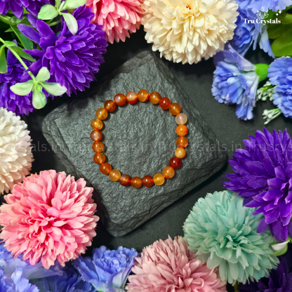Orange Carnelian Bracelet to boost creativity