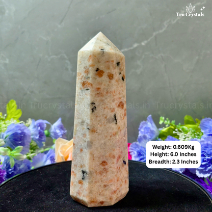 Sunstone Tower – Healing Crystal for Joy, Motivation & Prosperity