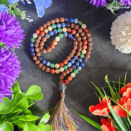 7 Chakra Rudraksha Mala