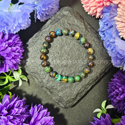 Natural Chrysocolla Bracelet For Expression & Inner Calm
