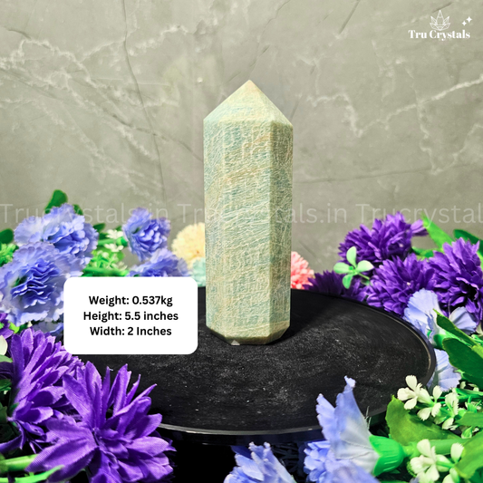 Amazonite Healing Tower – Crystal for Health, Relaxation & Inner Harmony