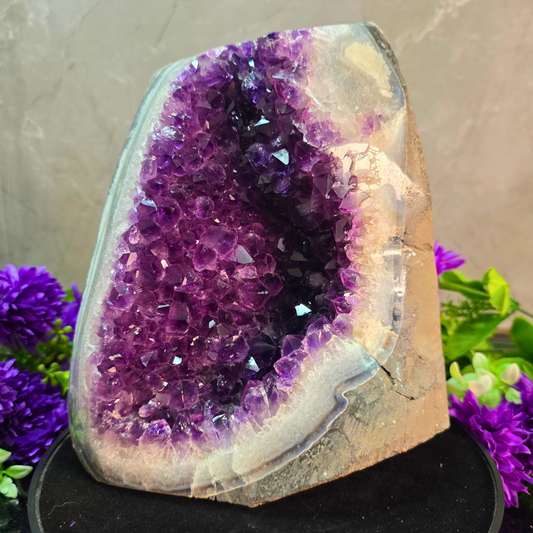 Brazallian (AAAA) Amethyst Geode –  AVNI
