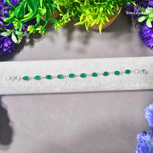 Green Aventurine Silver Bracelet – The Stone of Prosperity and New Beginnings
