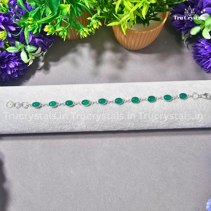 Green Aventurine Silver Bracelet – The Stone of Prosperity and New Beginnings
