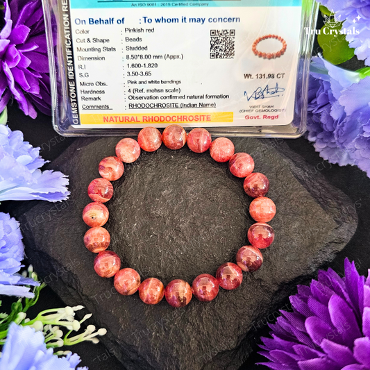 Exclusive Rhodochrosite Bracelet (AAAA)