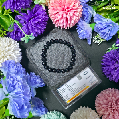 Black Tourmaline Bracelet for Protection from evil eye