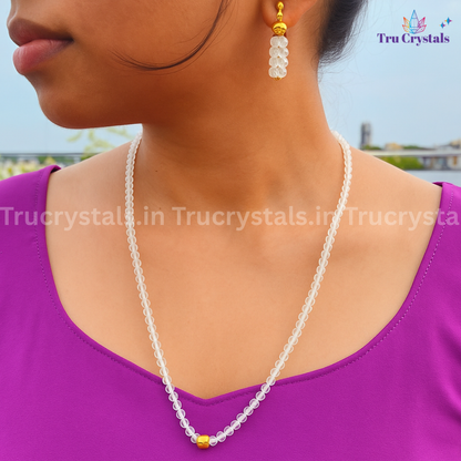 Minimalist Clear Quartz Necklace – Pure Energy, Timeless Clarity