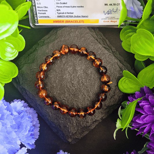 Natural Amber Bracelet For Happiness and Health