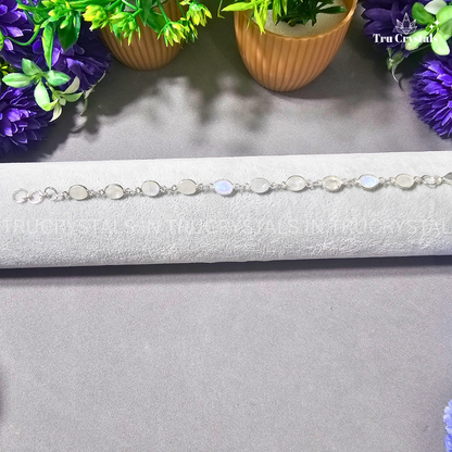Moonstone Silver Bracelet – Intuition, Feminine Grace & Emotional Balance