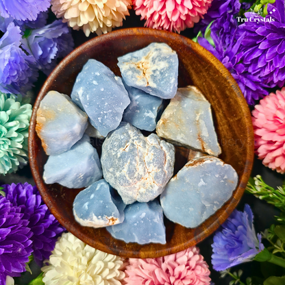 Angelite Rough Stone- Certified (AAA)