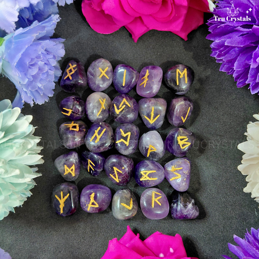 Amethyst Runes – Divine Wisdom, Protection & Intuitive Guidance
