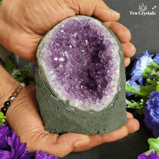 Brazilian Amethyst Geode (AAA) - Aadya