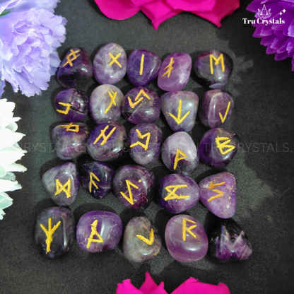 Amethyst Runes – Divine Wisdom, Protection & Intuitive Guidance