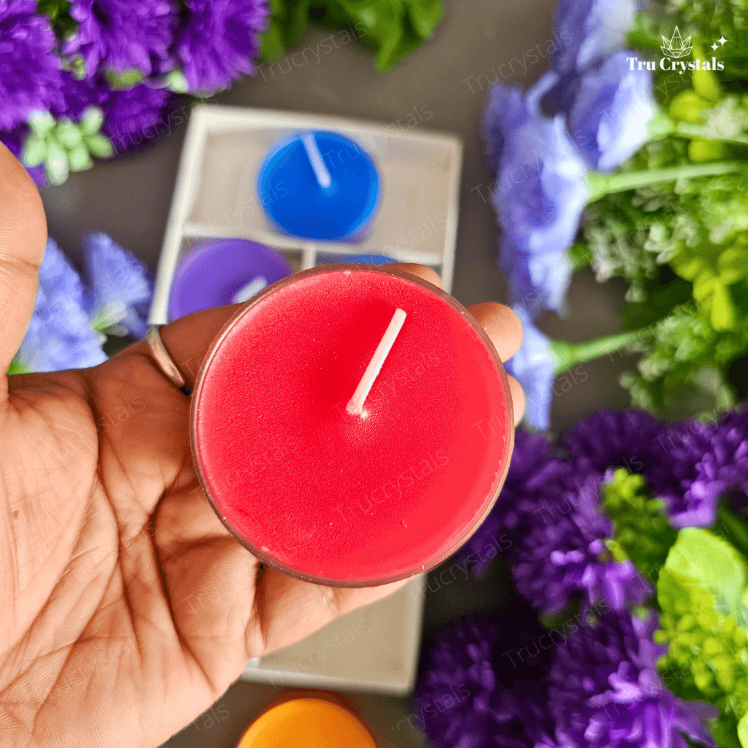 7 Chakra Tea Light Candles