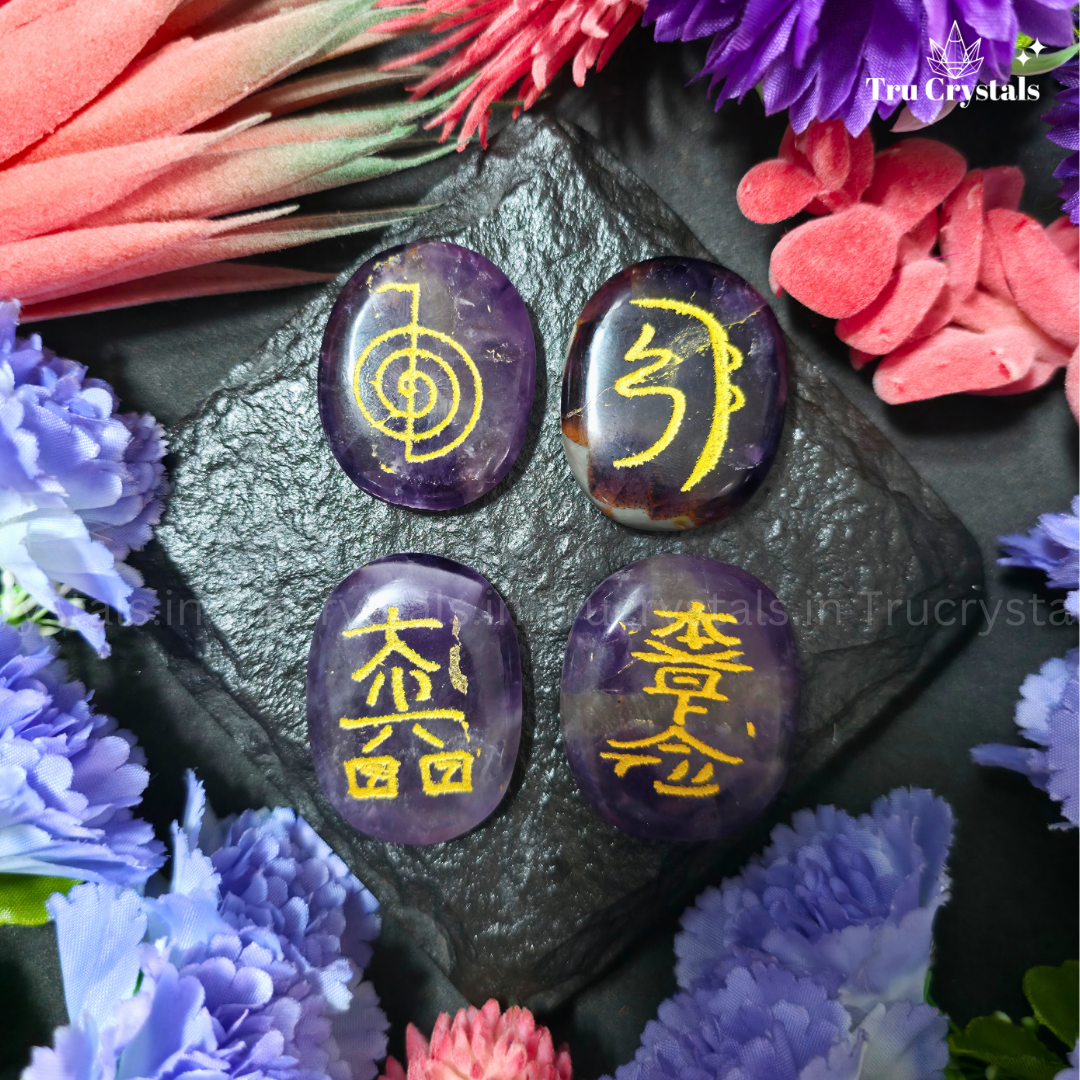 Amethyst Reiki Symbol Coins