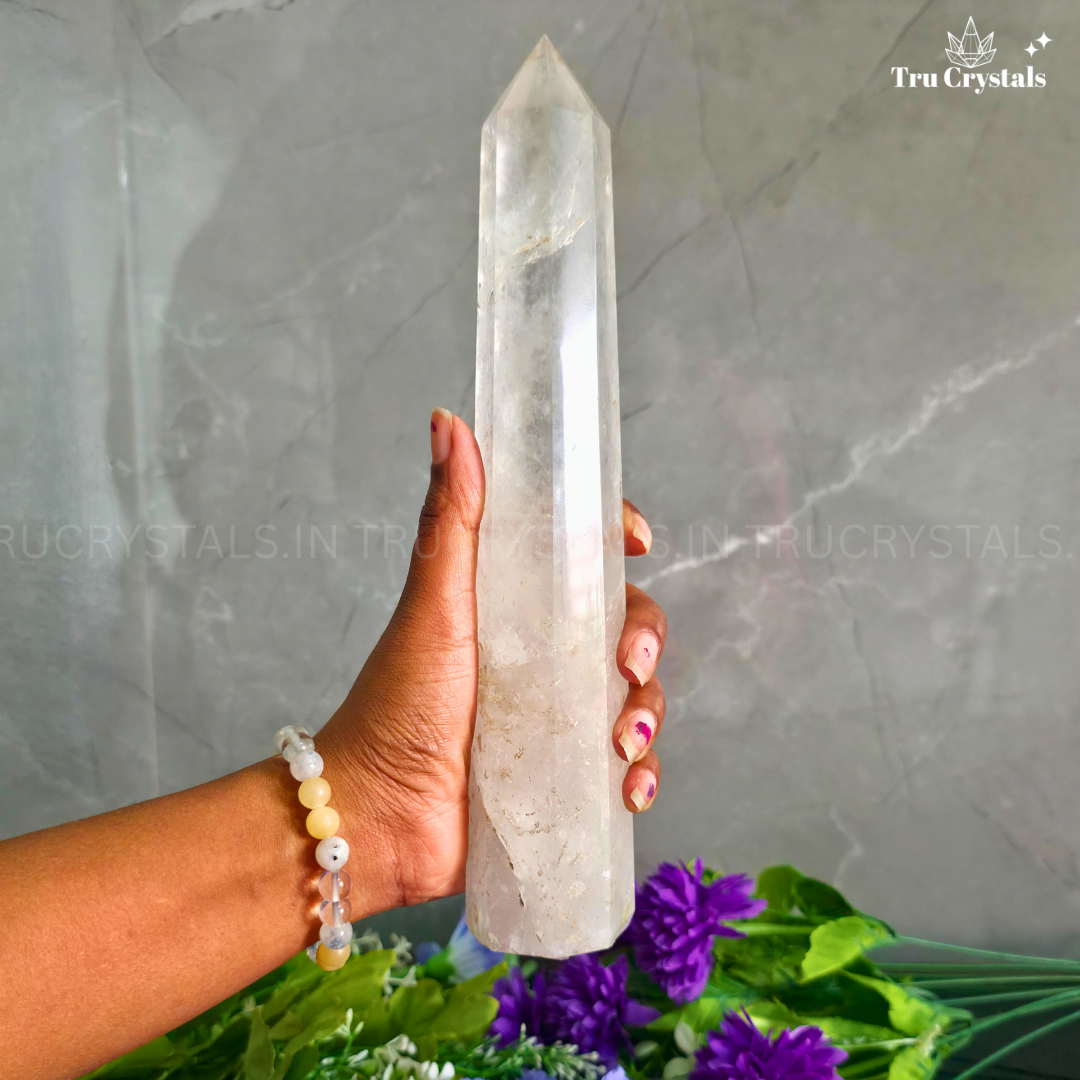 Clear Quartz Tower – The Master Healer & Energy Amplifier