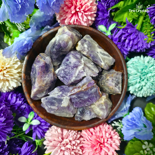 Amethyst Rough Stone – Natural Raw Crystal for Calm, Protection & Spiritual Clarity