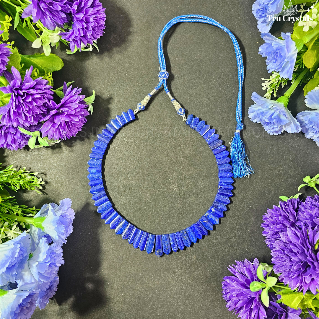Bohemian Lapis Lazuli Necklace – Speak Your Truth with Style